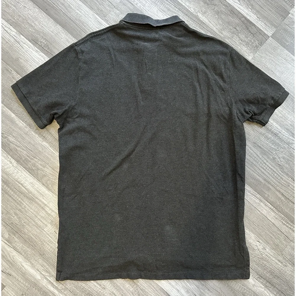 Polo‎ Ralph Lauren Men Gray Polo Shirt XL Short Sleeve Classic Fit Cotton Preppy